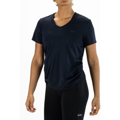 Sjeng Sports INES - Maat: S Dark Blue - Tennis Shirt Vrouwen - Sportshirt - jersey