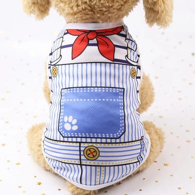 Jolis t-shirts pour chiots, imprimés, vêtements respirants pour animaux de compagnie, motif dessin animé, sweat-shirt pour petit chien, chiot, chat XL