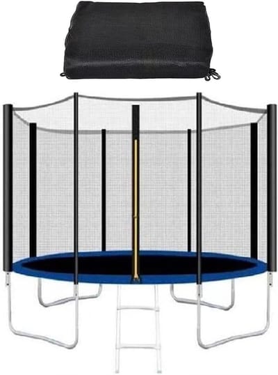Trampoline Veiligheidsnet - Veiligheidsomheining - Buiten Spelen - Scheurvast Materiaal - 8FT - Geel