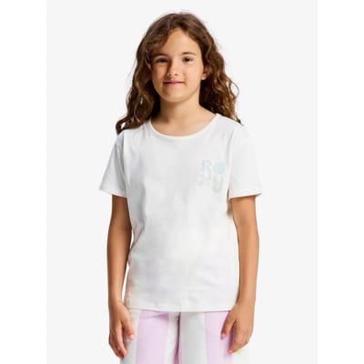 Roxy Lilyregular Night Vintage T-shirt Met Korte Mouwen Wit 12 Years Meisje