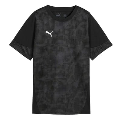 Puma Dames Teamcup Trainingsscheidsrechter Shirt (Zwart/Zilver)