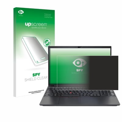 upscreen - privacy screenprotector voor Lenovo ThinkPad E15 Gen 2 - Folie Beschermfolie Blauwlichtfilter