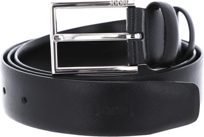 JOOP! Leren Riem Elegant Coll. Belt 3,5 CM W80 Black Zwart