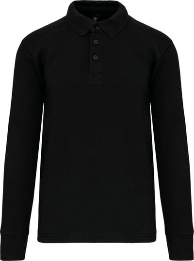 WK. Designed To Work Sweater met polokraag WK4000 - Black - XXL