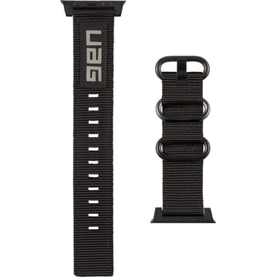 UAG Nato band voor de Apple Watch | 38/40/41/42 mm - Zwart