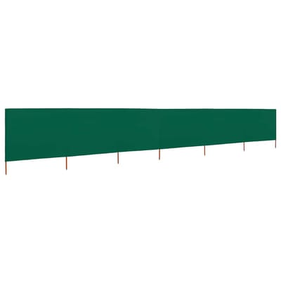 vidaXL - Windscherm - 6-panelen - 800x120 - cm - stof - groen