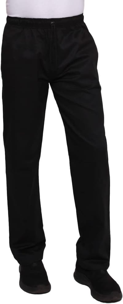 Koksbroek Unisex - Werkbroek Keuken - Professioneel Koken - Verstelbare Taille - Maten XS-4XL - Zwart Blauw