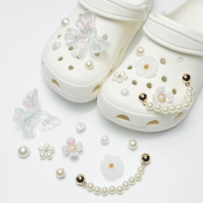 Schoenaccessoires-geschikt voor crocs charms- geschikt voor crocs pins- geschikt voor crocs Accessoires- geschikt voor Crocs Jibbitz-CJ-202 Ketting Fantasy Vlinder