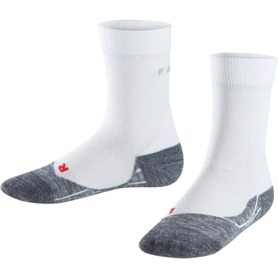 FALKE RU4 anti-blaar katoen functioneel materiaal hardloopsokken kinderen wit - maat 31-34