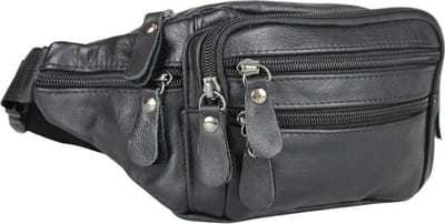 Fana Bags leren heuptas heren dames - Heuptasjes heren leer - Buideltas - Crossbody heuptassen -  Zwart