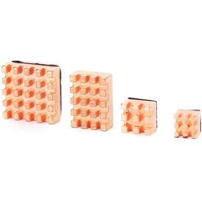 Pure Koperen Koellichaam Koeling Koellichaam Accessoire voor Raspberry Pi 4B 1G 2G 4GPure Koperen Koellichaam