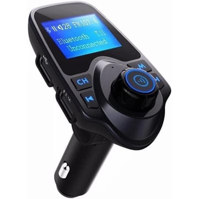AUTO FM ZENDER Winnes FM Zender, Bluetooth FM Zender Radio Adapter Oplader Auto Sigarettenaansteker fre91