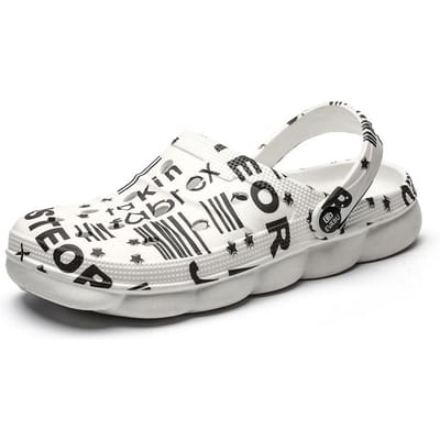 Zomer Heren Strand Schoenen Ademend Heren Tuinschoenen Lichtgewicht Sandalen Comfortabele Pantoffels Antislip Platform Schoenen Slippers 39 gray
