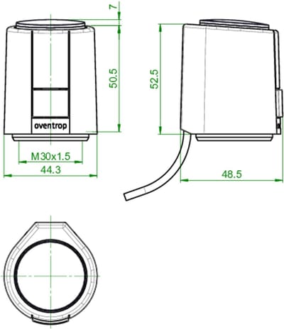 OVENTROP Woningstation Regudis W-HTF met gemengd verwarmingscircuit en circulatieleiding Vermogensbereik 3, 17 l/min., warmtewisselaar koper gesoldeerd, 1341442
