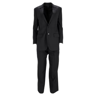 Celine blazer en broek in zwarte wol
