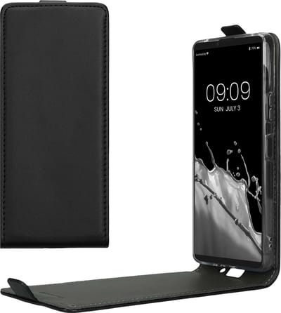kwmobile hoesje geschikt voor Sony Xperia 10 VI - Flip cover met magnetische sluiting in zwart