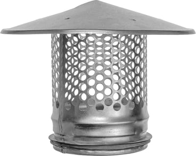 4 Inch Rond Dak Ventilatie Regenkap - Galvaniseerd Staal voor Optimale Isolatie