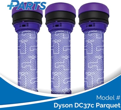 Dyson DC37c Parquet Filters (3 Stuks, Plus.Parts® alternatief voor 923413-01)