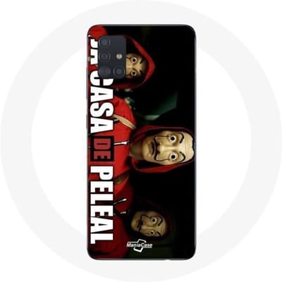 Samsung Galaxy A51 hoesje La casa de papel Het masker van Dali