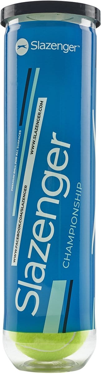 Slazenger S TB CHAMPIONSHIP 4PET Unisex Tennisballen - Geel
