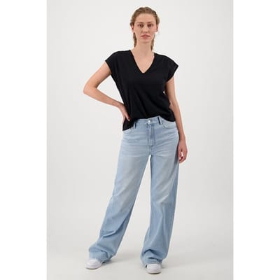 RAIZZED Oasis Denim Jeans Light Blue Stone Maat: W23L34 | Flared Jeans Outlet | Dames | Blauw