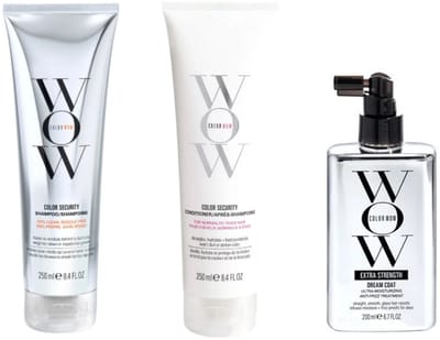 Color Wow Trio Color Security Shampoo + Color Security Conditioner Normal to Thick Hair 250ml + Extra Strength Dream Coat 200ml | Extra voordelig