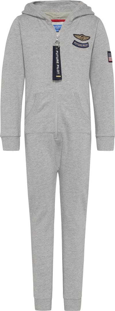 Wick Wings - USA Pilot - Onesie - Jumpsuit - 100% Katoen - Nekkussen - 122/128