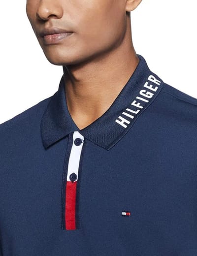 Tommy Hilfiger | Long sleeve polo | Navy | maat S