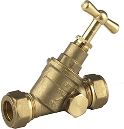 BPE Stopkraan met aftapgelegenheid 2 x klem 12mm