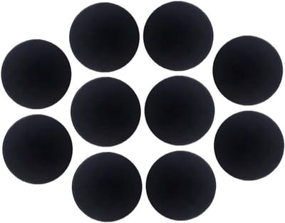 Deurstoppers Zelfklevend - Muurstopper Geluidsreducerend - Bescherming Binnenmuren - Zelfklevend Siliconen Materiaal - 5x5cm - Zwart