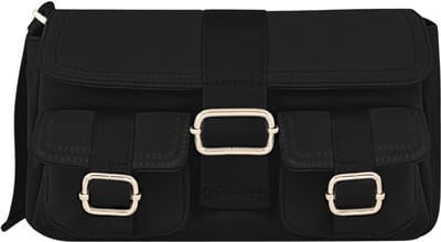 Cargo Schoudertas - Dames - Zwart - Cute Design - Compacte Handtas