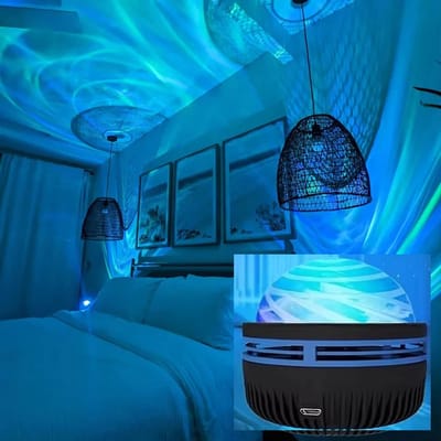 LED Galaxy Projector – Sterrenhemel Projector met Afstandsbediening – Nachtlamp – RGB Licht – Kinderkamer & Slaapkamer Decoratie