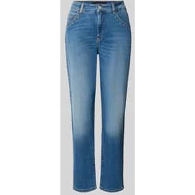 Slim Fit jeans van katoenmix met studs