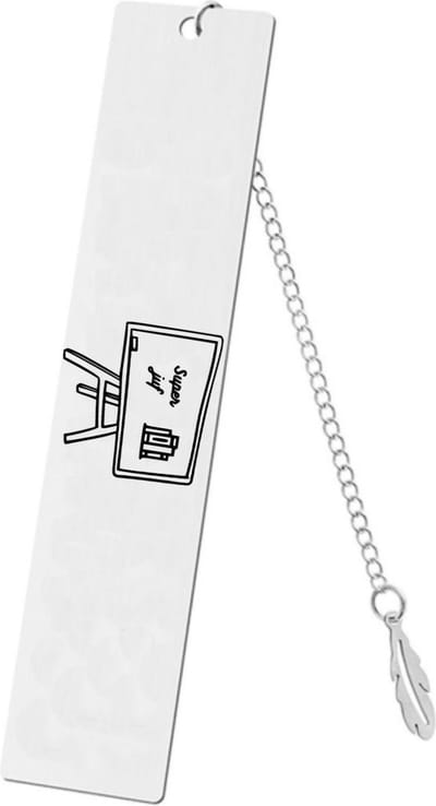 Akyol - super juf boekenlegger - Juf - cadeaupakket juf - einde schooljaar - afscheid - leuk cadeau voor je juf om te geven