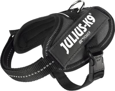 Julius K9 IDC Powertuig/Harnas - Baby 2/33-45cm - XXS - Antraciet