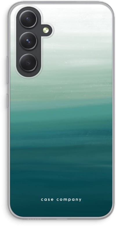 Case Company® - Hoesje geschikt voor Samsung Galaxy A54 hoesje - Ocean - Soft Cover Telefoonhoesje - Bescherming aan alle Kanten en Schermrand