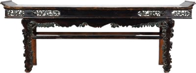 Fine Asianliving Antieke Chinese Sidetable Altaartafel Handgesneden B233xD40xH89cm Chinese Meubels Oosterse Kast