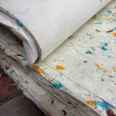 Lokta Craft & Wrapping Paper 51x76cm – Green Cotton