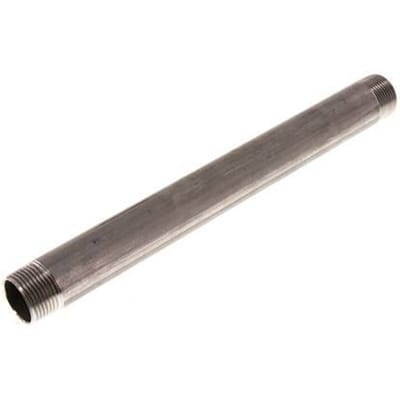 R 3/4'' RVS Dubbele Pijpnippel 20 Bar DIN 2982 - 250mm - FL2S-M-ST-034R-250L