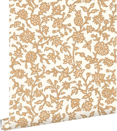 ESTAhome behang vintage bloemen bruin - 50 x 900 cm - 131520