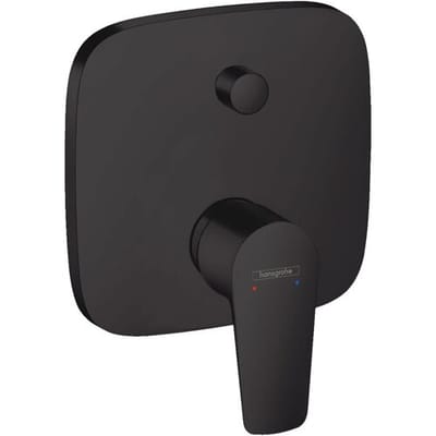 hansgrohe Talis E - Badmengkraan - Opbouw - Ééngreeps bediening - Mat Zwart