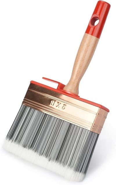 Houten Kwast voor Verf en Vernis met Houten Handvat 30 x 120 mm - Perfect voor Schilderprojecten, Meubels en Decoratie