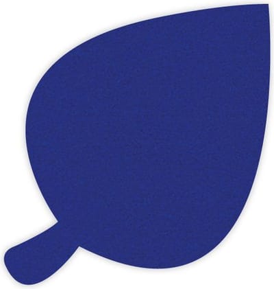 Blad vilt onderzetters - Donkerblauw - 6 stuks - ø 10 cm - Tafeldecoratie - Glas onderzetter - Cadeau - Woondecoratie - Woonkamer - Tafelbescherming - Onderzetters Voor Glazen - Keukenbenodigdheden - Woonaccessoires - Tafelaccessoires