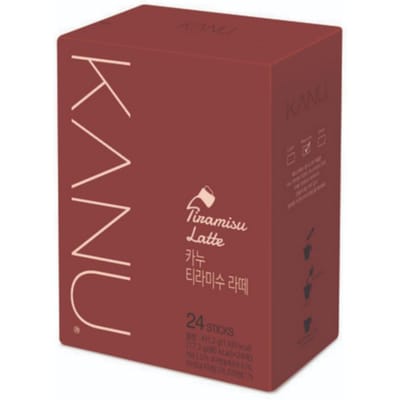 [Maxim] KANU Koreaanse Koffie Latte Mix 8 smaken (Double Shot, Decaf, Vanille, Tiramisu, Dolce Latte, Triple Shot, Matcha, melkthee) Tiramisu 24 sticks