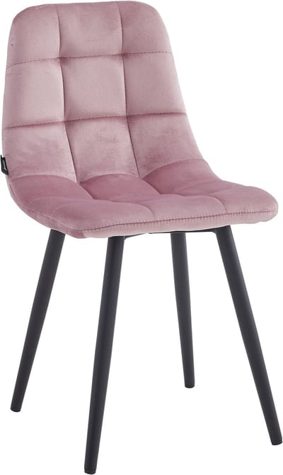 Colenis® - Bambi Kinderstoel - Set Van 2 - Roze - Fluweel - Velvet