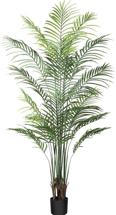 Kunstplanten Groot 170 cm - Kunstplant Palm - Perfect voor woonkamer - 1 stuk - Groen - Plastic