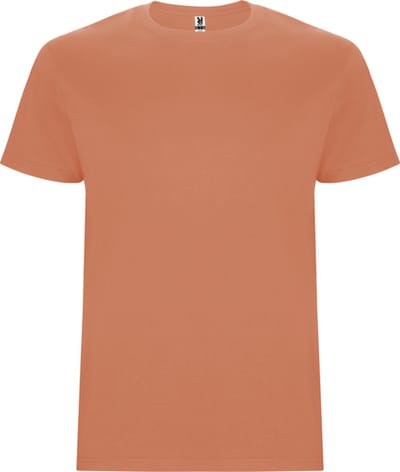 4 Pack T-shirts unisex met korte mouwen, 190 gram 'Stafford' Greek Orange - S
