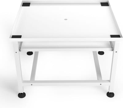 Wasmachine Verhoger - Opbouwmeubel Wasmachine - Ergonomisch Wassen - Uitschuifbaar Plateau - 63 x 63 x 45 cm - Wit