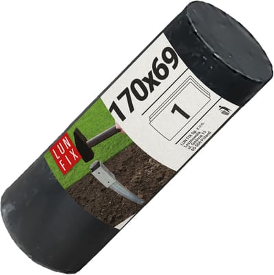 LUN FIX - Inslaggereedschap Ø69 mm - 170x69 mm - kunststof slagvast - hekwerk