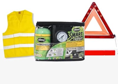 Accessoireset voor auto - Noodgevallen en Veiligheidsgereedschap met Bandenreparatie